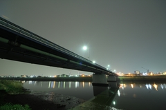 多摩川のガス橋