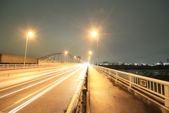 輝く多摩川大橋