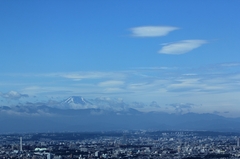 Mt. Fuji appeared clearly today!