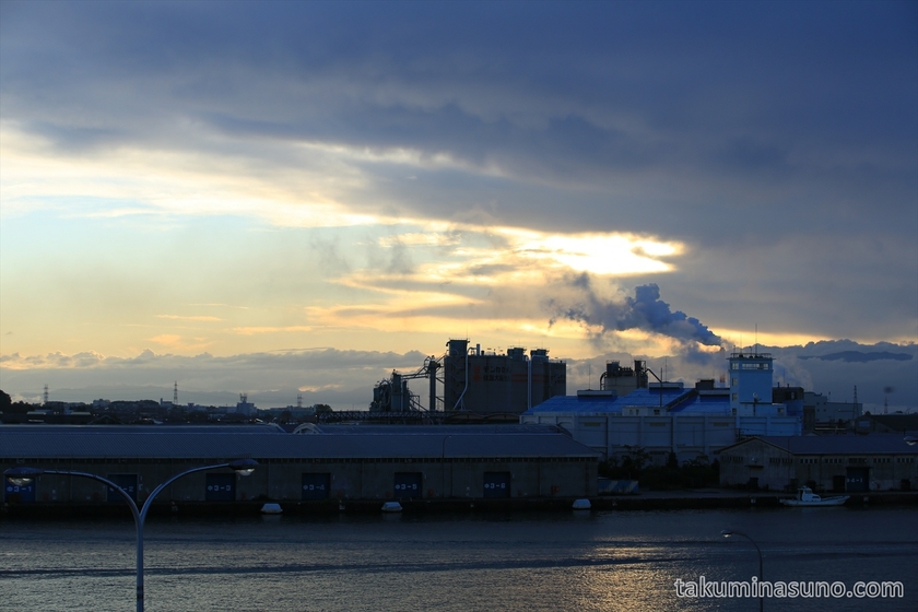 Sunrise from Bandaijima Ferry Terminal