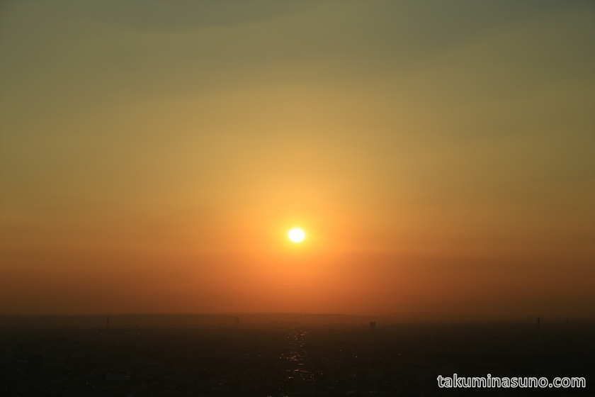 Sunset from Tokyo Metropolitan Tower