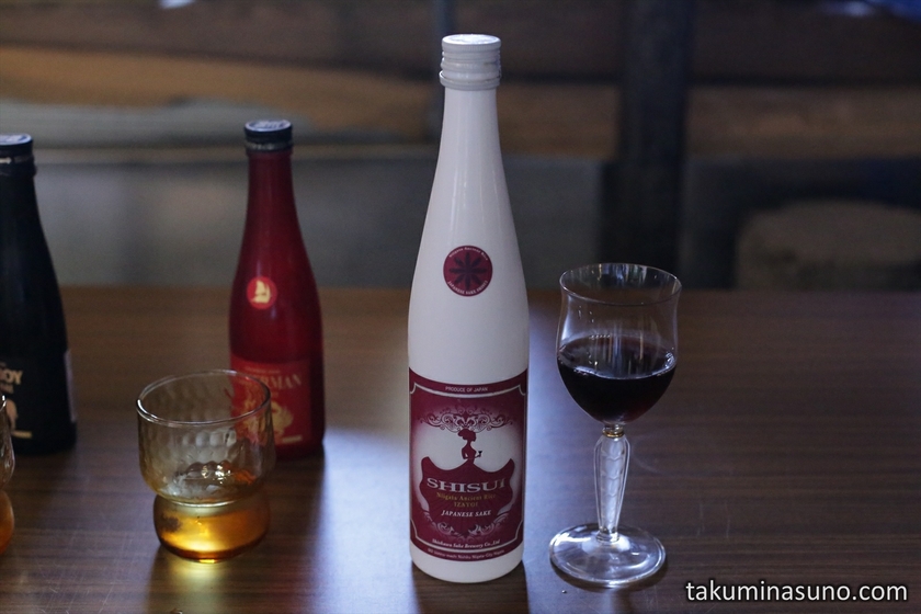 Shisui Bottle at Shiokawa Sake Brewery