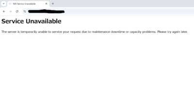 ConoHa VPSにインストールしていたMetabaseに急にアクセスできなくなった問題を解決した話【503 Service Unavailable】